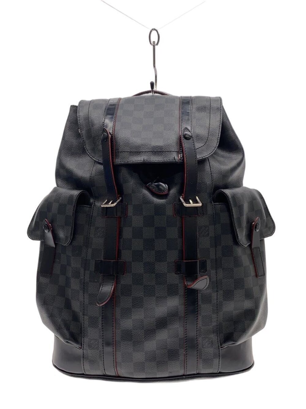 LOUIS VUITTON Christopher Damier Graphite Black Black